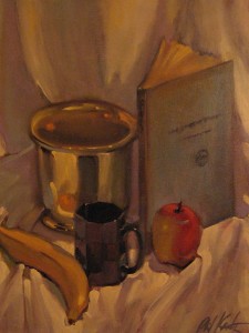 The Octagon Cup - oil on canvas by Phil Kantz