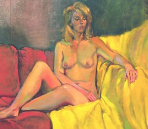 Elizabeth - oil on canvas by Phil Kantz